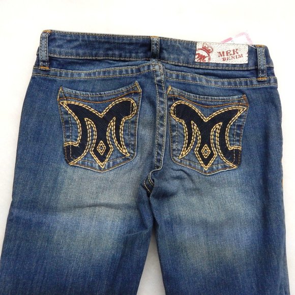 MEK Denim Cypress Boot Cut Denim Jeans Womens Size 26 - Picture 10 of 11